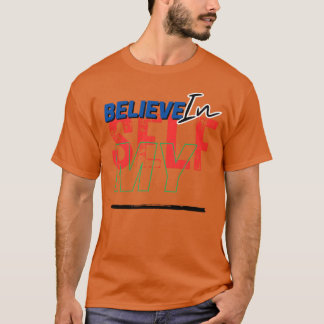 Camiseta Mostre Sua Confiança Inspirando SBelief menino