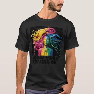 Camiseta Mostre sua expressão engraçada