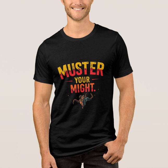 Camiseta Mostre Sua Força – Gráfico Modo Fera (Frente)