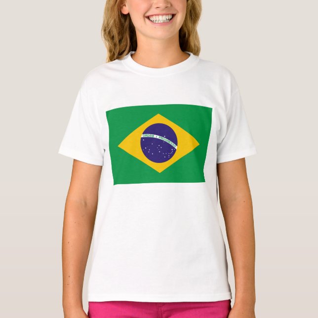 Camiseta Mostre suas cores - Brasil (Frente)