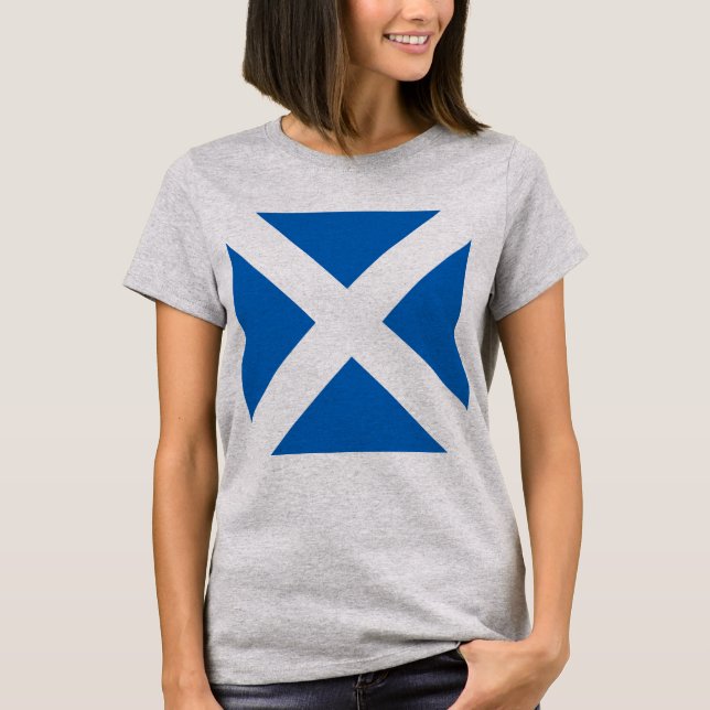Camiseta Mostre suas cores – Escócia (Frente)