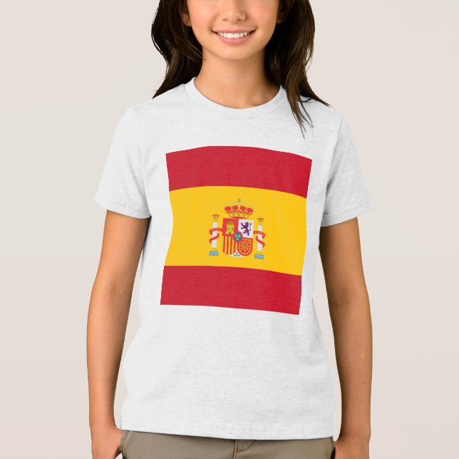 Camiseta Mostre suas cores - Espanha (Frente)