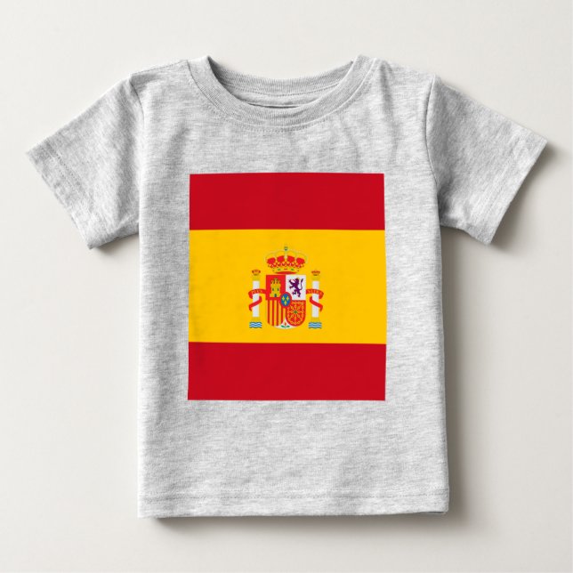 Camiseta Mostre suas cores - Espanha (Frente)