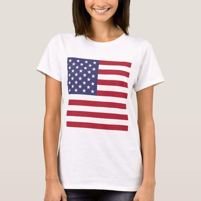 Camiseta Mostre suas cores - Estados Unidos (Frente)
