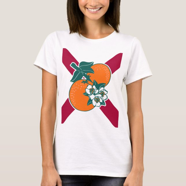 Camiseta Mostre suas cores - Flórida (Frente)