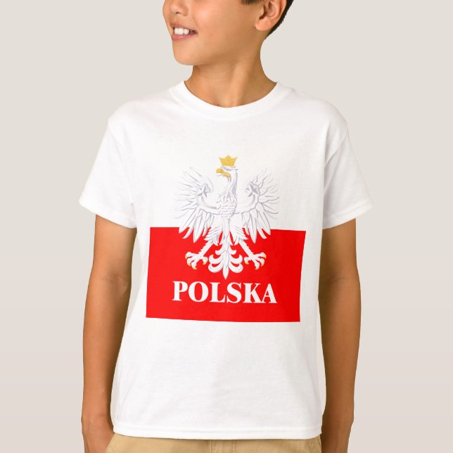 Camiseta Mostre suas cores - Polska (Frente)