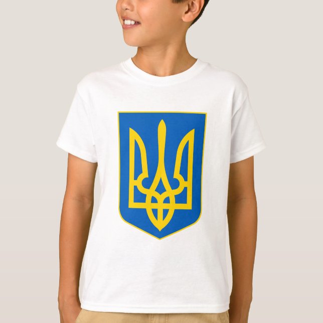 Camiseta Mostre suas cores - Ucrânia (Frente)
