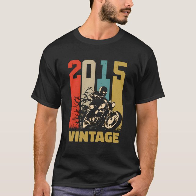 Camiseta Motar De 2015 Para Homens (Frente)