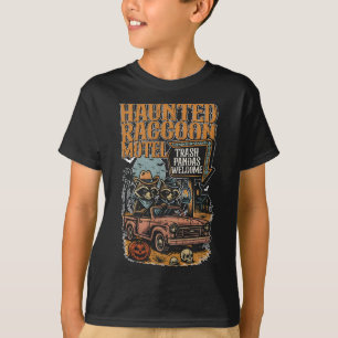 Camiseta Motel Haunted Raccoon