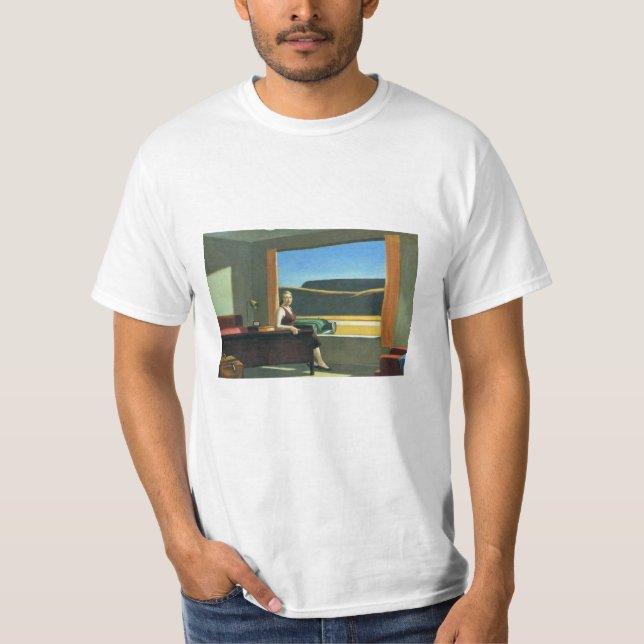 Camiseta Motel Ocidental - Edward Hopper (Frente)