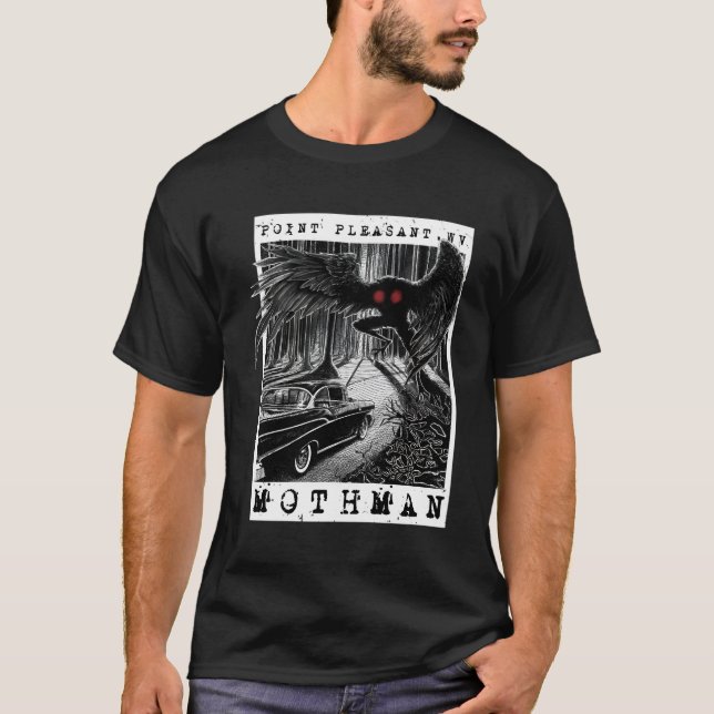 Camiseta Moth Encounter 1966 Point Pleasant Original Crypti (Frente)