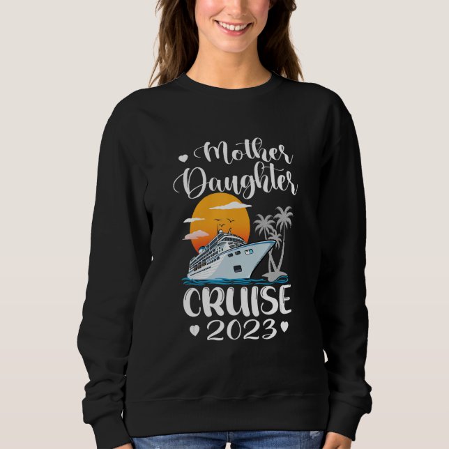Camiseta Mother Daughter Cruise 2023 Ship Travel Cruise Tri (Frente)