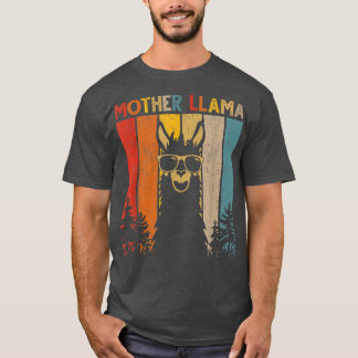 Camiseta Mother Llama Lover Gift For Mens Womens