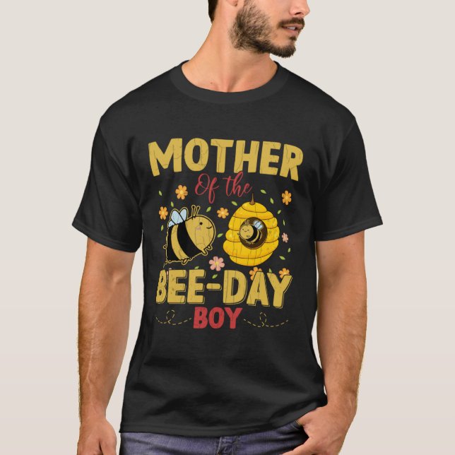 Camiseta Mother Of Bee Day Boy Fun Beekeeper Beekeeping Hon (Frente)