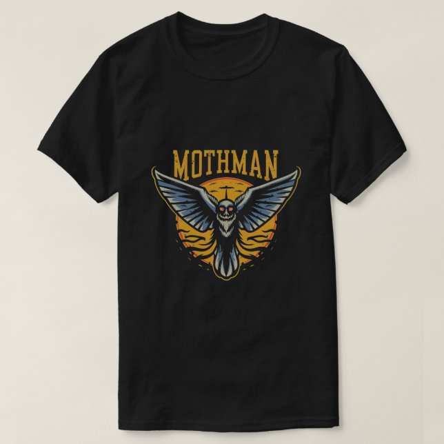 Camiseta Mothman (Frente do Design)