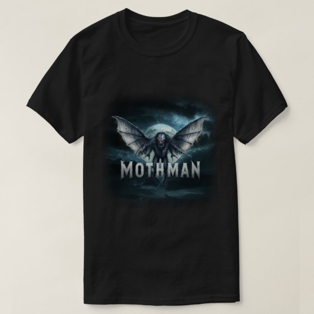 Camiseta Mothman (Frente do Design)