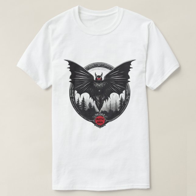 Camiseta Mothman (Frente do Design)