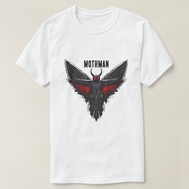 Camiseta Mothman (Frente do Design)
