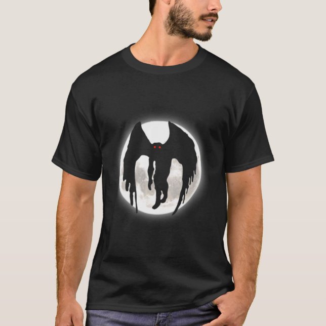 Camiseta Mothman Acredita em Cryptid Mothman Evidence Mothm (Frente)