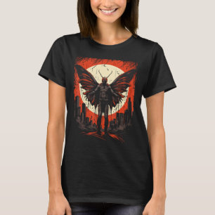 Camiseta Mothman Cryptid Art Impressão Gráfico Agradável D