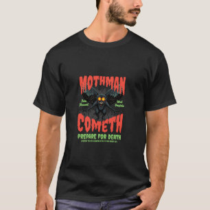 Camiseta Mothman Cryptid West Virginia Men Women Long Sleev