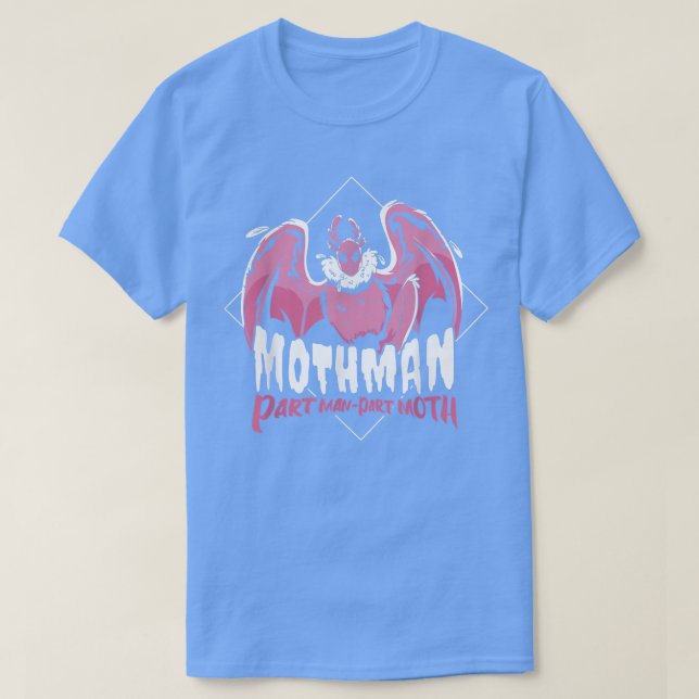 Camiseta Mothman Funny Cute Cryptozoology (Frente do Design)