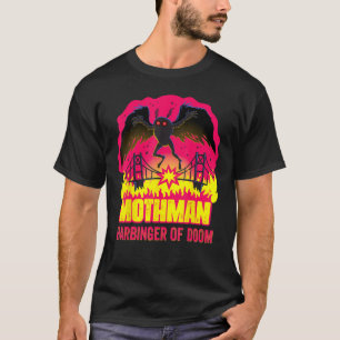 Camiseta Mothman Harbinger Do Doom Folklore Creptid