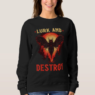 Camiseta Mothman Lurk e Destroy, Cryptid Folklore Mothman