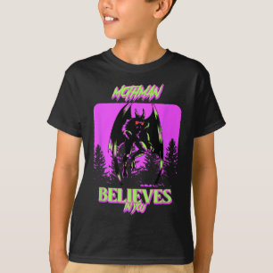 Camiseta Mothman - Mothman Acredita Em Você O Hallowee Figu