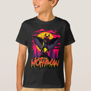 Camiseta Mothman Movie Divertido Criptid Halloween Mmestrad