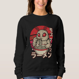 Camiseta Mothman Ramen Anime Monstro Crianças Manga Japonês
