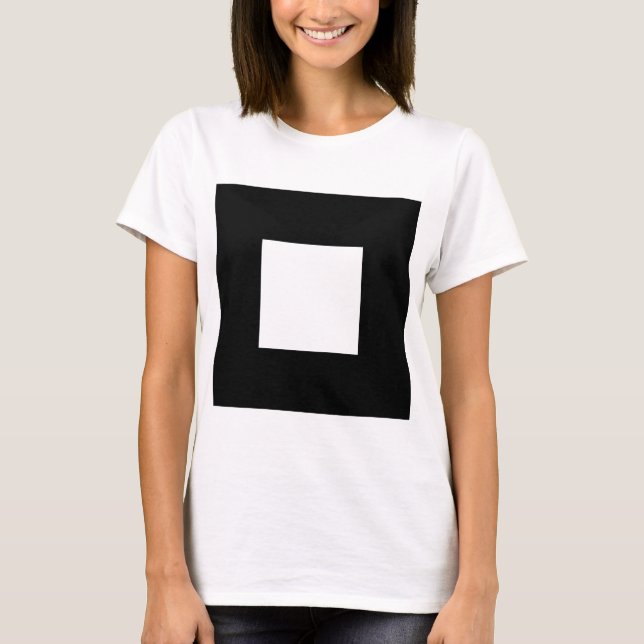 Camiseta Motif ao quadrado (Frente)