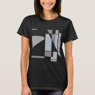 Camiseta Motif de Arte Abstrato Geométrico MCM de cinza