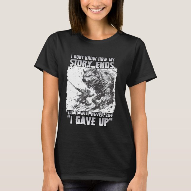 Camiseta Motif de incêndio mundial de Ragnarök, Viking T Fe (Frente)