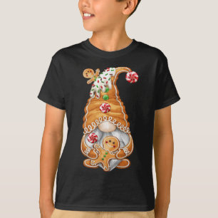 Camiseta Motif De Natal Para Xmas - Pão De Gingerpão Gelado