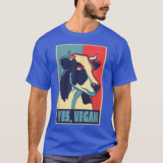 Camiseta Motif de vaca da equipe vegetariana Herbivore T-Sh