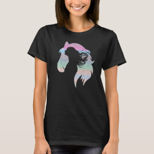 Camiseta Motif Rainbow abstrato impressão
