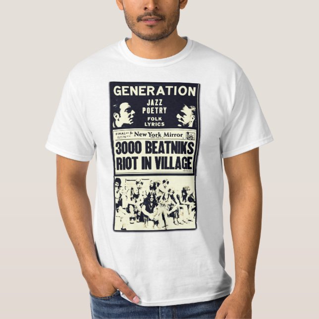 Camiseta Motim de 3.000 Beatniks no T da vila (Frente)