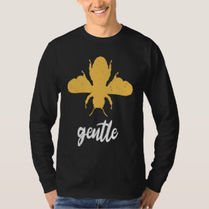 Camiseta Motivação Amarelo De Abelha Seja Gentil