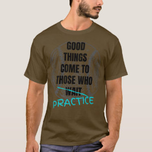 Camiseta Motivação Baseball Boas Coisas Chegam Para Aqueles