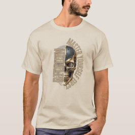 Camiseta Motivação BTC | Crânio | Bitcoin cripto