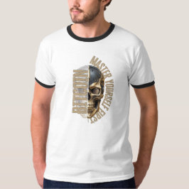 Camiseta Motivação BTC | Crânio | Bitcoin cripto