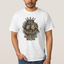 Camiseta Motivação Cripto | Bitcoin | Prove-os errado 