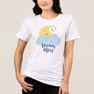 Camiseta Motivação da Lua e Estrelas Celestiais