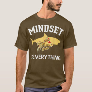 Camiseta Motivação da Mindset de Tubarões Goldfish