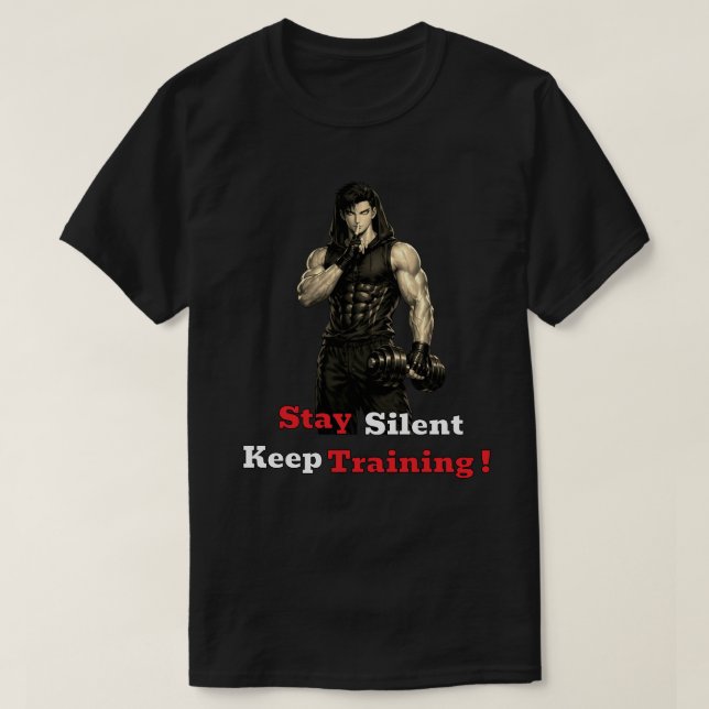 Camiseta Motivação de Academia de Animes (Frente do Design)