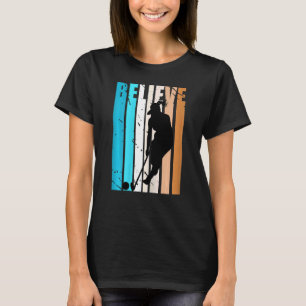 Camiseta Motivação de Aniversário do Jogador de Hóquei em C