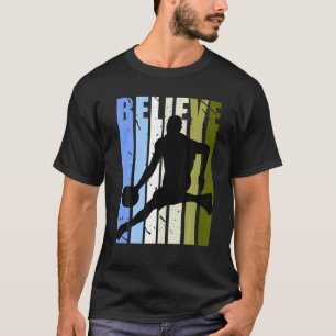 Camiseta Motivação de Aniversário para Meninos Acreditam em