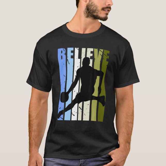 Camiseta Motivação de Aniversário para Meninos Acreditam em (Frente)