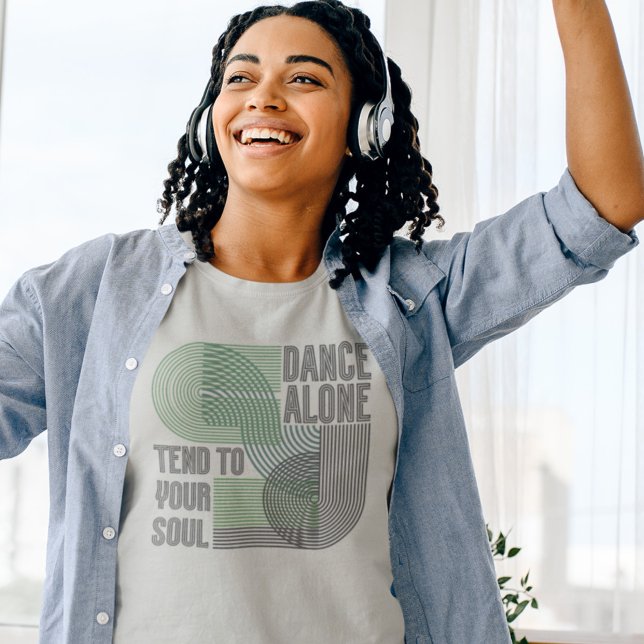 Camiseta Motivação de Arte de Linha Retroativa Moderna do m (Criador carregado)